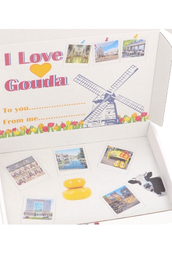 Brievenbusdoos Groetjes & Greetings Gouda A5 22x16x2.8cm 10stuks