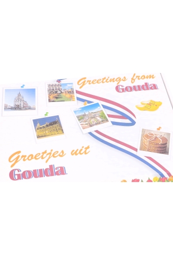 Brievenbusdoos Groetjes & Greetings Gouda A4 31x22x2.8cm 10stuks