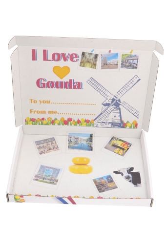 Brievenbusdoos Groetjes & Greetings Gouda A4 31x22x2.8cm 10stuks