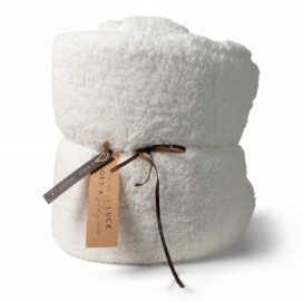 Jens Living Teddy Hoodie Wit 110x110x130cm 1stuks Jens Living Teddy Hoodie Wit 110x110x130cm 1stuks