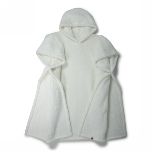 Jens Living Teddy Hoodie Wit 110x110x130cm 1stuks Jens Living Teddy Hoodie Wit 110x110x130cm 1stuks