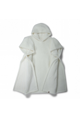 Jens Living Teddy Hoodie Wit 110x110x130cm 1stuks Jens Living Teddy Hoodie Wit 110x110x130cm 1stuks