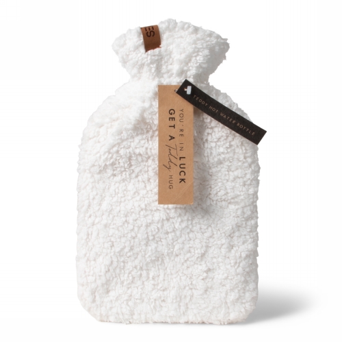 Jens Living Teddy Kruik Wit 34x20x8cm 1stuks