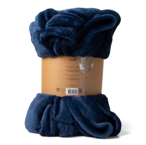 Jens Living Flanel Plaid Rpet Blauw 150x200x0.3cm 1stuks Jens Living Flanel Plaid Rpet Blauw 150x200x0.3cm 1stuks
