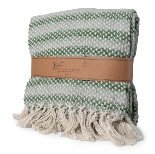 SENZA Indoor Outdoor Plaid RPET Groen 1 stuk