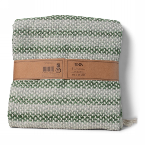 SENZA Indoor Outdoor Plaid RPET Groen 1 stuk