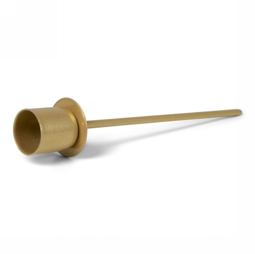 Jens Living Pin Kandelaar Goud 3.2x3.2x18cm 1stuks Jens Living Pin Kandelaar Goud 3.2x3.2x18cm 1stuks