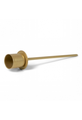 Jens Living Pin Kandelaar Goud 3.2x3.2x18cm 1stuks Jens Living Pin Kandelaar Goud 3.2x3.2x18cm 1stuks