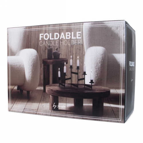 Jens Living Opvouwbare Kandelaar 56x22x5cm 1stuks Jens Living Opvouwbare Kandelaar 56x22x5cm 1stuks