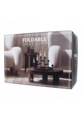 Jens Living Opvouwbare Kandelaar 56x22x5cm 1stuks Jens Living Opvouwbare Kandelaar 56x22x5cm 1stuks