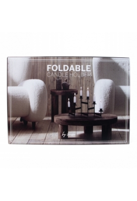 Jens Living Opvouwbare Kandelaar 56x22x5cm 1stuks Jens Living Opvouwbare Kandelaar 56x22x5cm 1stuks