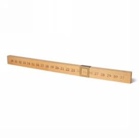Jens Living Houten Adventskandelaar 58x4.5x4cm 1stuks Jens Living Houten Adventskandelaar 58x4.5x4cm 1stuks