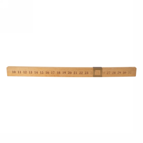 Jens Living Houten Adventskandelaar 58x4.5x4cm 1stuks Jens Living Houten Adventskandelaar 58x4.5x4cm 1stuks