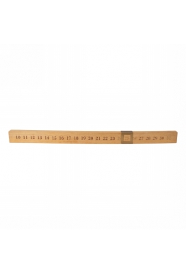 Jens Living Houten Adventskandelaar 58x4.5x4cm 1stuks Jens Living Houten Adventskandelaar 58x4.5x4cm 1stuks