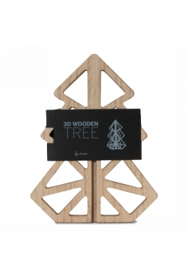 Jens Living Houten Kerstboom 20cm 15x15x20cm 1stuks Jens Living Houten Kerstboom 20cm 15x15x20cm 1stuks