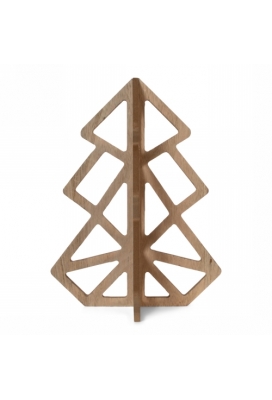 Jens Living Houten Kerstboom 20cm 15x15x20cm 1stuks Jens Living Houten Kerstboom 20cm 15x15x20cm 1stuks