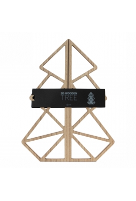 Jens Living Houten Kerstboom 40cm 30x30x40cm 1stuks Jens Living Houten Kerstboom 40cm 30x30x40cm 1stuks