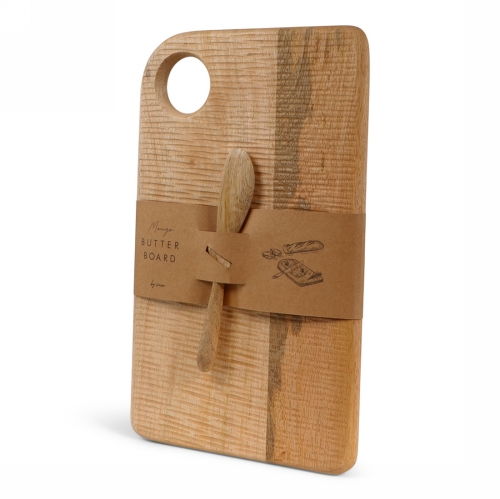 Jens Living Mango Boterbord Met Mes Naturel 33x20x1.5cm 1stuks Jens Living Mango Boterbord Met Mes Naturel 33x20x1.5cm 1stuks