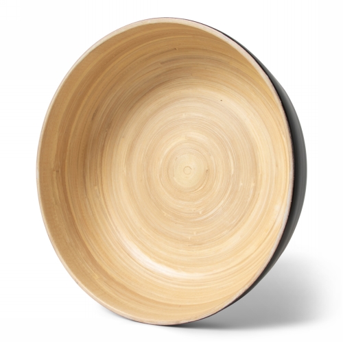 SENZA Bamboe Saladeschaal Zwart 1 stuk