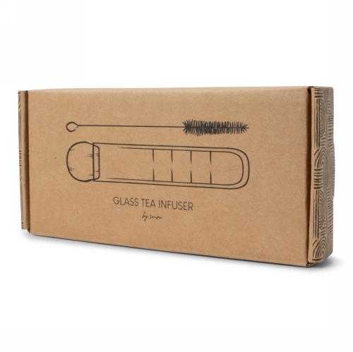 Jens Living Glazen Thee Infuser 2.5x2.5x15.5cm 1stuks Jens Living Glazen Thee Infuser 2.5x2.5x15.5cm 1stuks