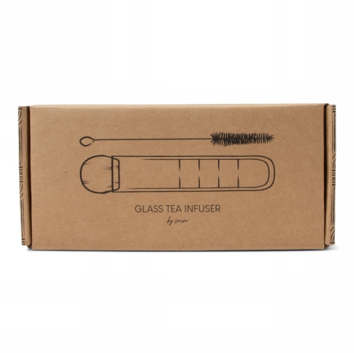 Jens Living Glazen Thee Infuser 2.5x2.5x15.5cm 1stuks Jens Living Glazen Thee Infuser 2.5x2.5x15.5cm 1stuks