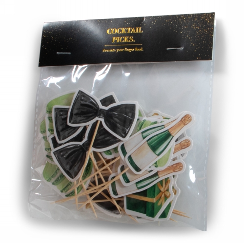 Jens Living Cocktailprikkers Party 9.5x5x0.2cm 1stuks