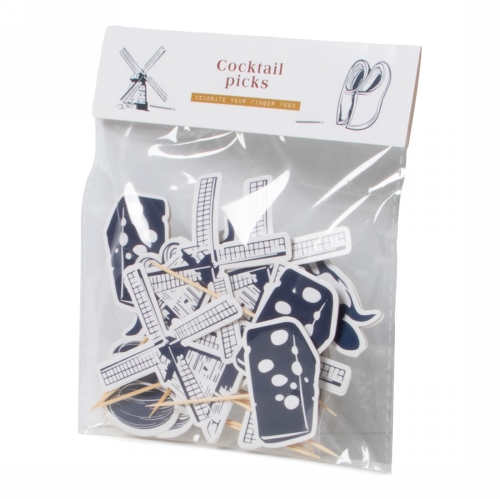 Jens Living Cocktailprikkers Dutch Delight 9.5x5x0.2cm 1stuks