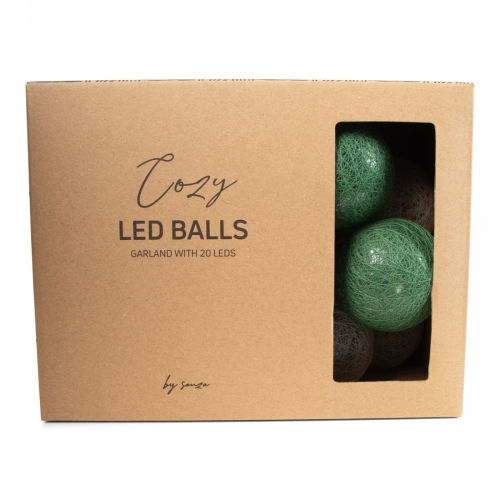 Jens Living Lichtslinger Cozy Groen Large 315cm 1stuks