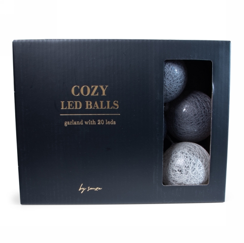 Jens Living Lichtslinger Cozy Grijs Large 315cm 1stuks