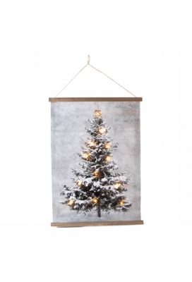 Jens Living Canvas Led Poster Winter 47x65x2cm 1stuks