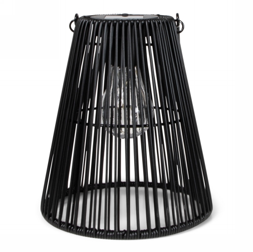 Jens Living Solar Lantaarn Zwart 18x18x21cm 1stuks Jens Living Solar Lantaarn Zwart 18x18x21cm 1stuks
