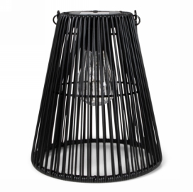 Jens Living Solar Lantaarn Zwart 18x18x21cm 1stuks Jens Living Solar Lantaarn Zwart 18x18x21cm 1stuks