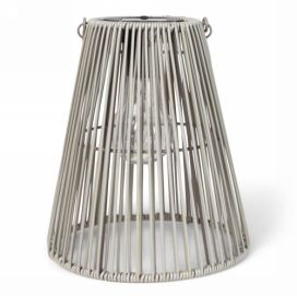 Jens Living Solar Lantaarn Grijs 18x18x21cm 1stuks Jens Living Solar Lantaarn Grijs 18x18x21cm 1stuks