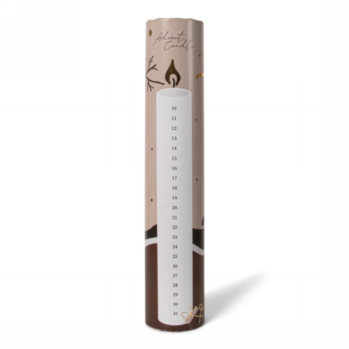 Jens Living Adventskaars Wit 5x5x25cm 1stuks Jens Living Adventskaars Wit 5x5x25cm 1stuks
