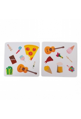 Jens Living Find It Spel Party 10x10x2.6cm 1stuks