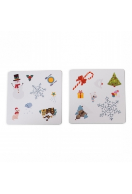Jens Living Find It Spel Kerst 10x10x2.6cm 1stuks
