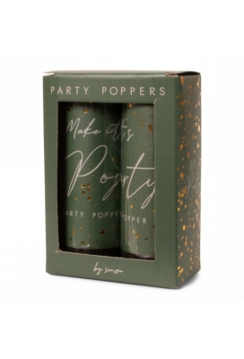 Jens Living Party Poppers Groen set van 2stuks 3.8x3.8x10.5cm 1stuks Jens Living Party Poppers Groen set van 2stuks 3.8x3.8x10.5cm 1stuks