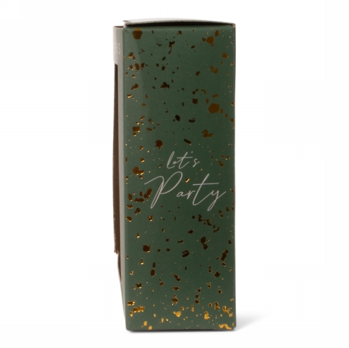 Jens Living Party Poppers Groen set van 2stuks 3.8x3.8x10.5cm 1stuks