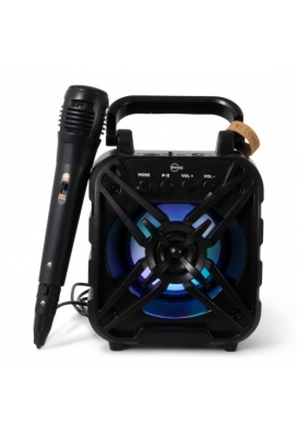 Brainz Karaoke Speaker Wheatstraw 24.5x9.8x19cm 1stuks Brainz Karaoke Speaker Wheatstraw 24.5x9.8x19cm 1stuks