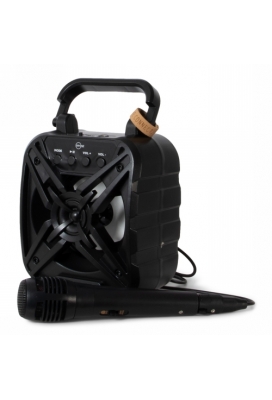 Brainz Karaoke Speaker Wheatstraw 24.5x9.8x19cm 1stuks Brainz Karaoke Speaker Wheatstraw 24.5x9.8x19cm 1stuks