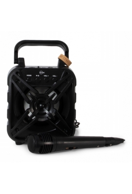 Brainz Karaoke Speaker Wheatstraw 24.5x9.8x19cm 1stuks Brainz Karaoke Speaker Wheatstraw 24.5x9.8x19cm 1stuks