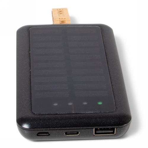 BRAINZ Solar Powerbank Fast Charging Wheatstraw  1 stuk