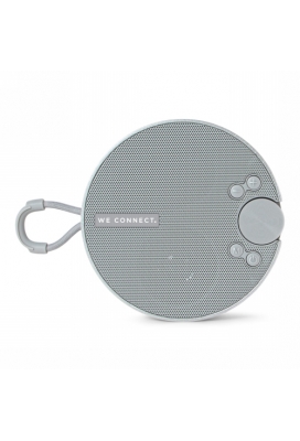 Brainz Disk Speaker Grijs 12x12x3.5cm 1stuks Brainz Disk Speaker Grijs 12x12x3.5cm 1stuks