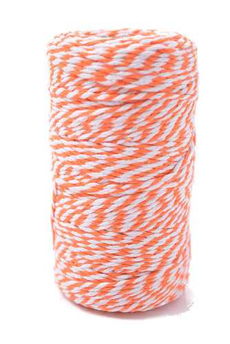 Kadolint Touw Oranje & Wit 2mm x 100 meter