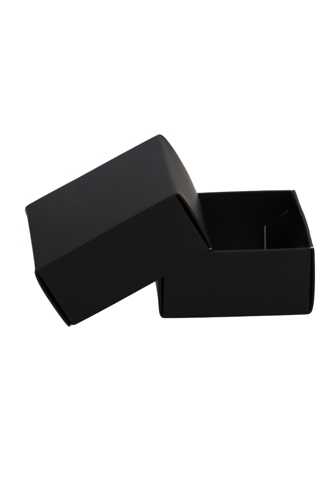 Geschenkdoos & Deksel Gaby Zwart Mat 8x8x4cm 100stuks