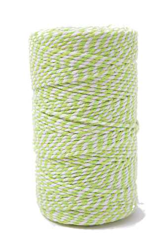 Kadolint Touw Groen & Wit 2mm x 100 meter