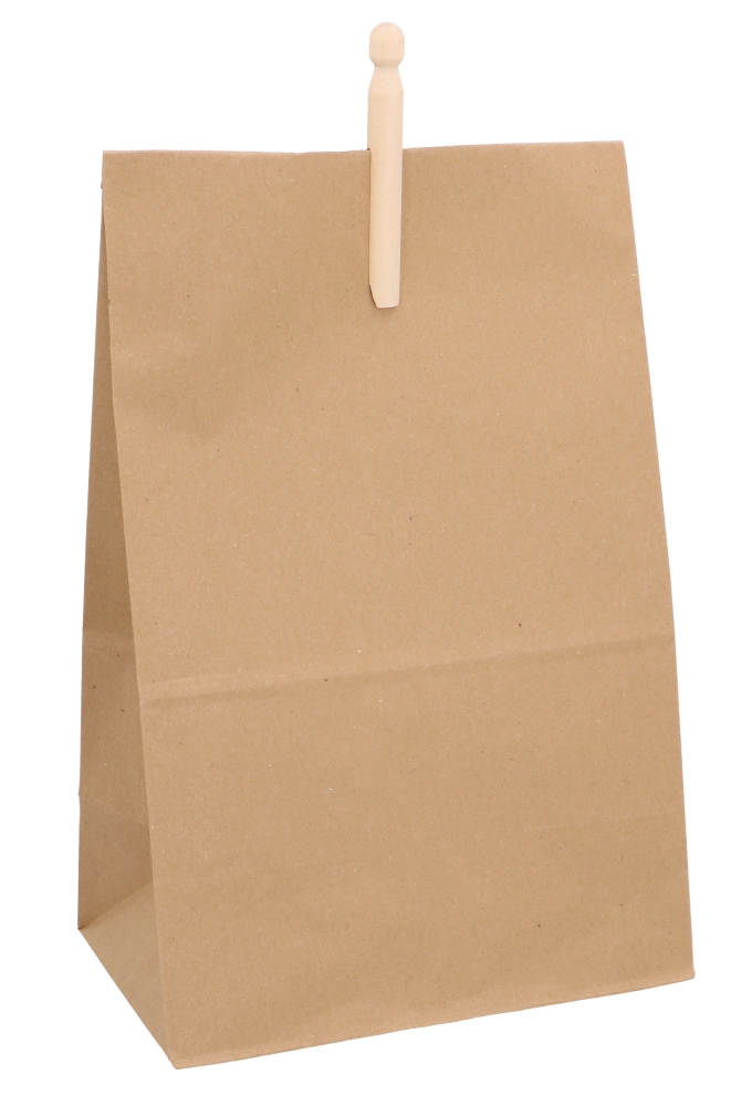 Blokbodemzakken Kraft XL 22x14x36cm 250stuks