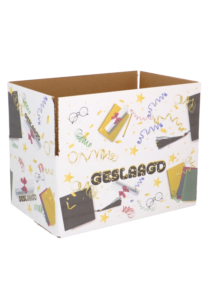 Geschenkdozen Geslaagd 31x20x14cm 30stuks