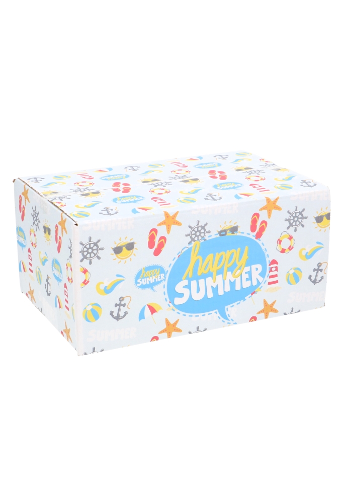 Geschenkdozen Happy Summer 31x20x14cm 30stuks