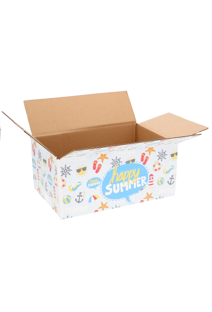 Geschenkdozen Happy Summer 31x20x14cm 30stuks